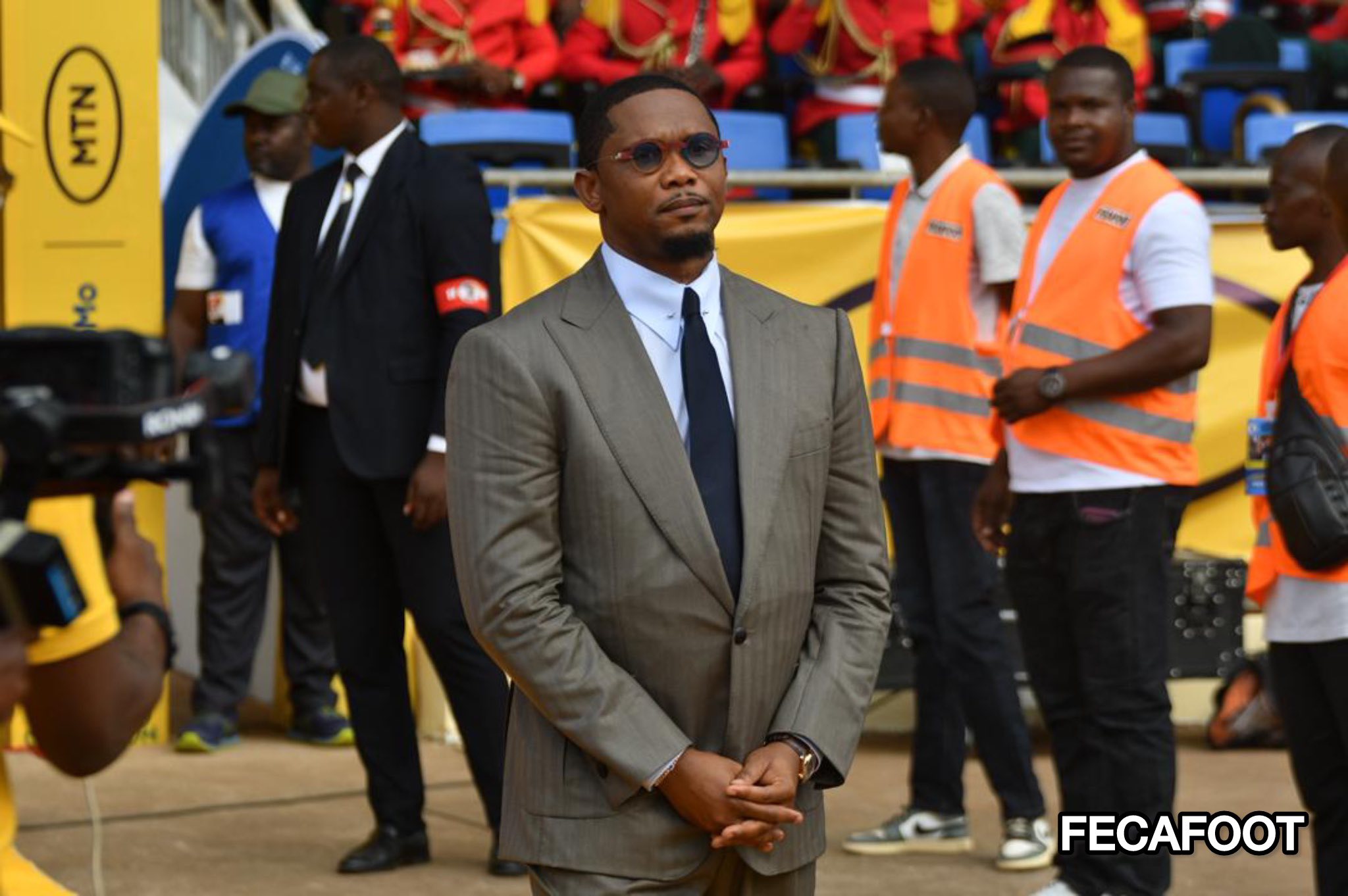 Samuel Eto’o Rallies Dejected Indomitable Lions After AFCON Exit